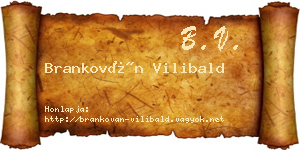 Brankován Vilibald névjegykártya